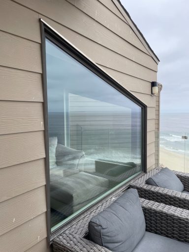 Insulated Glass Replacement Geometrically-shaped picture window